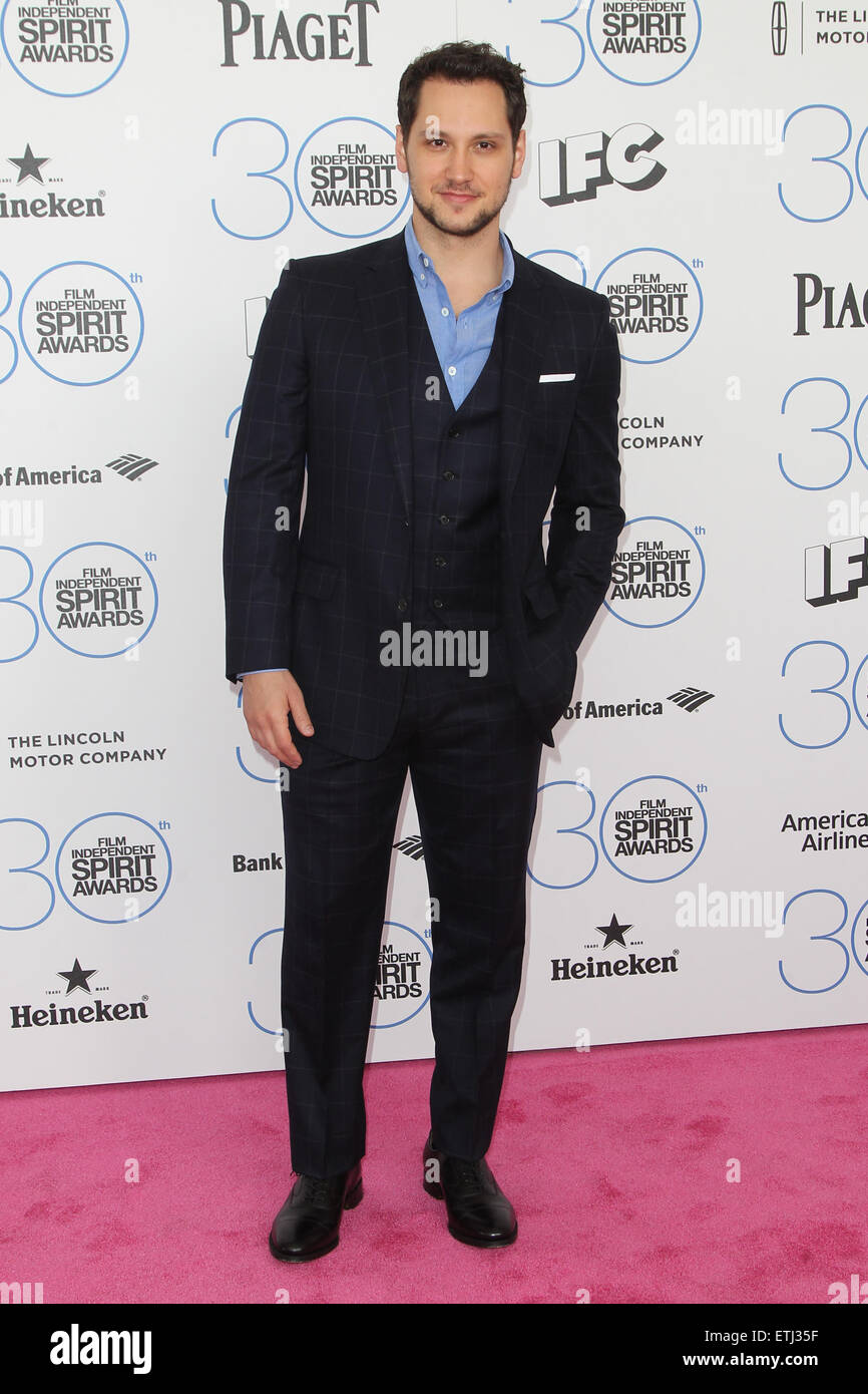 2015 film Independent Spirit Awards - Ankünfte mit: Matt McGorry Where: Santa Monica, Kalifornien, Vereinigte Staaten, wann: 21. Februar 2015 Kredit: FayesVision/WENN.com Stockfoto