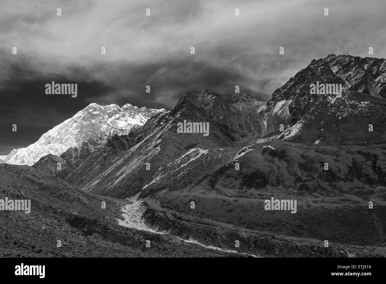 die Thokla Dughla Pass, Everest base camp Trek, UNESCO-Weltkulturerbe, Sagarmatha Nationalpark, Solu Khumbu Bezirk Khum Stockfoto