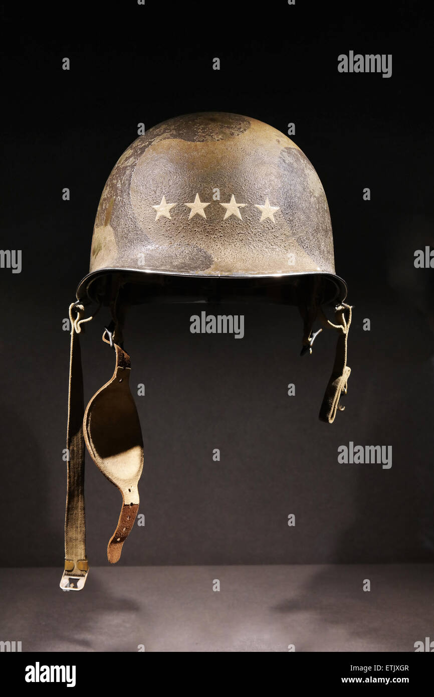 Ein Weltkrieg Periode amerikanischen US Army Soldat Stahlhelm bekämpfen Stockfoto