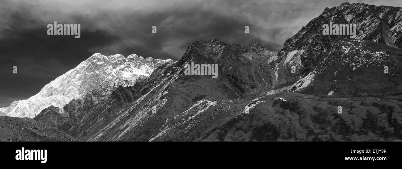 die Thokla Dughla Pass, Everest base camp Trek, UNESCO-Weltkulturerbe, Sagarmatha Nationalpark, Solu Khumbu Bezirk Khum Stockfoto