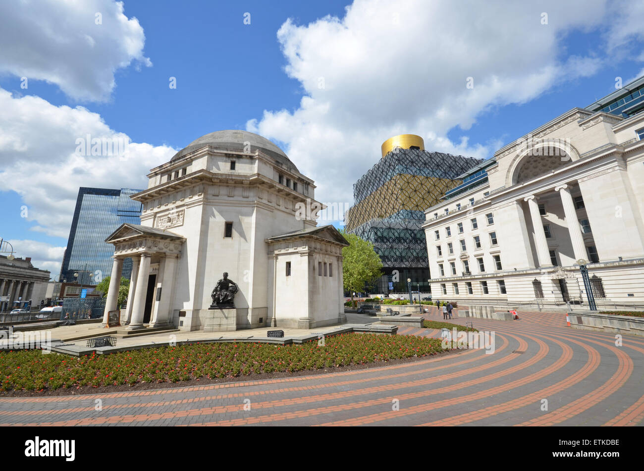 Centenary Square in Birmingham, Großbritannien Stockfoto