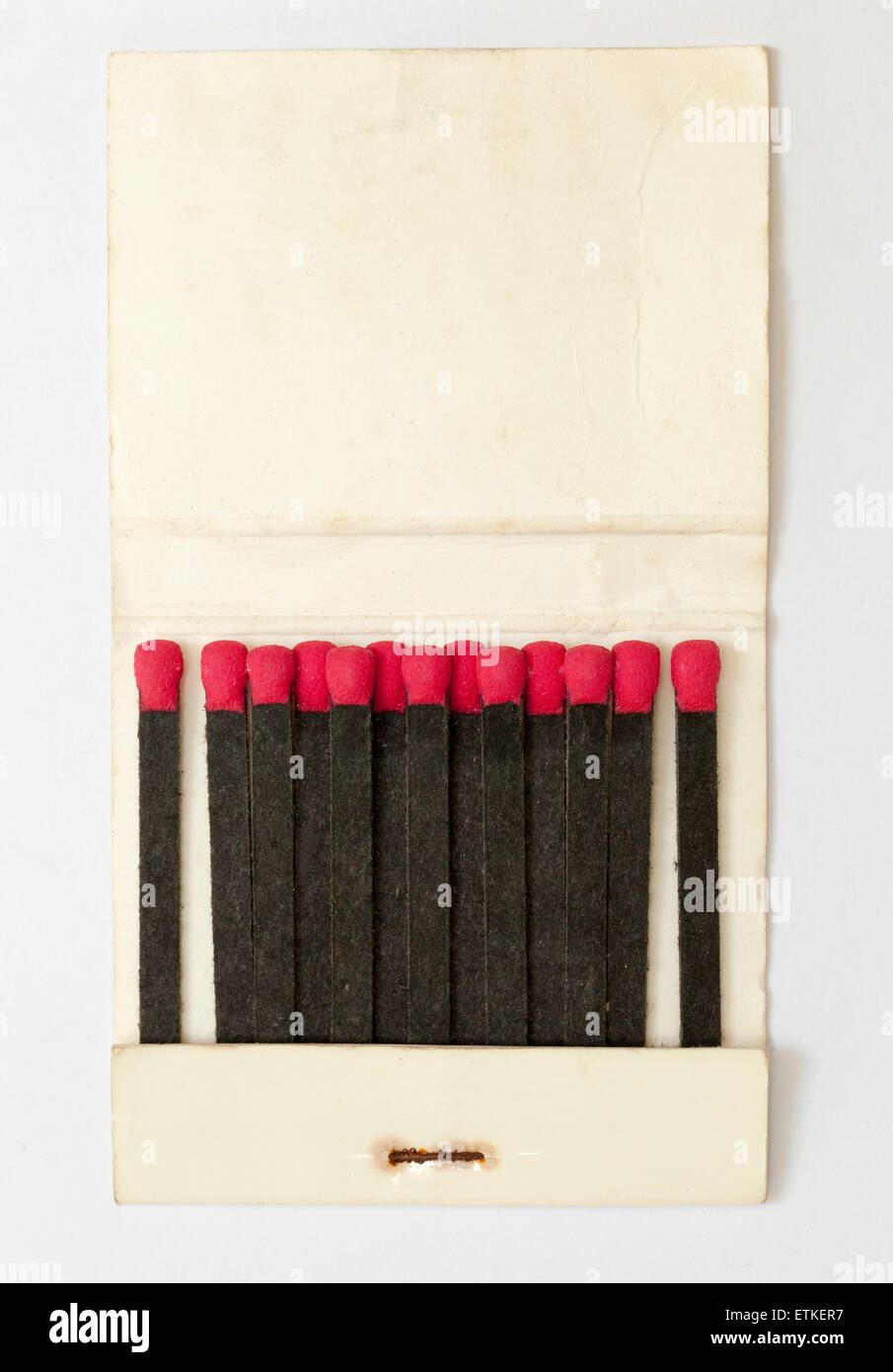 Vintage Matchbook Stockfoto