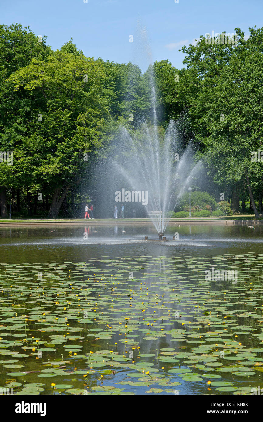 Teich, französischer Garten, Celle, Niedersachsen, Deutschland Stockfoto