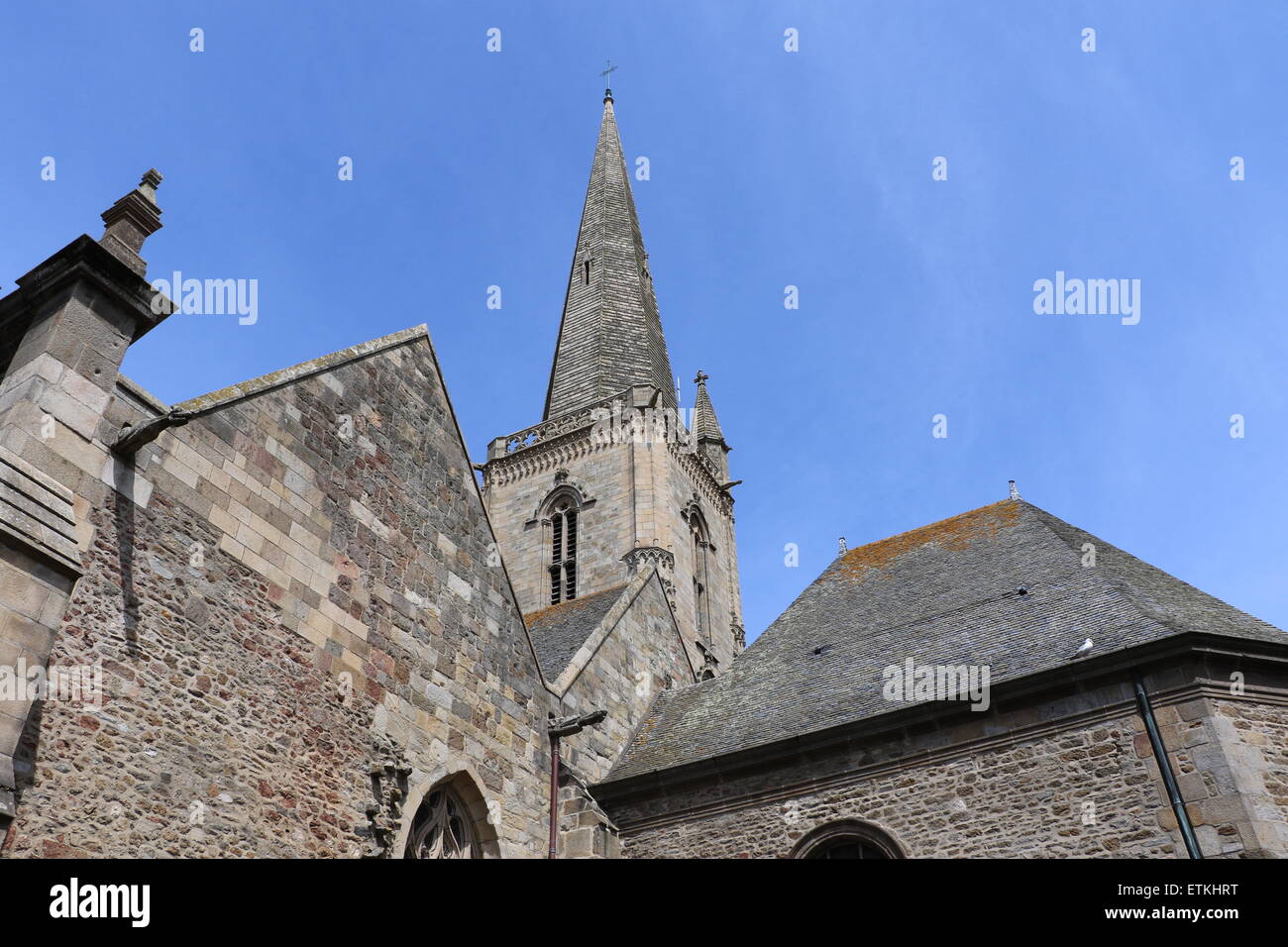 Historische Stadt von Saint Malo, Frankreich Stockfoto