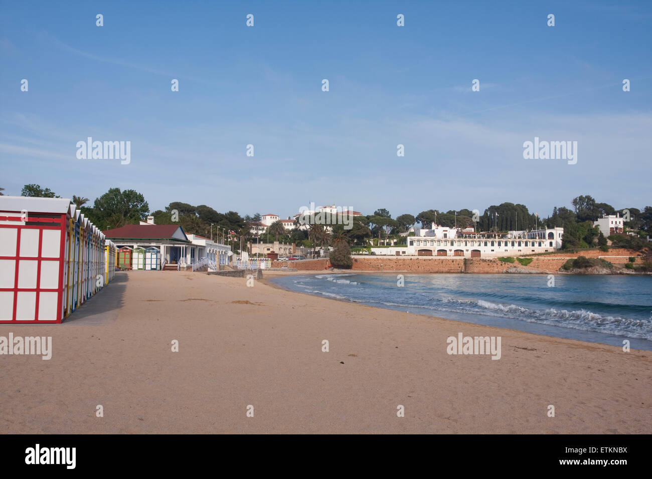 S'Agaró Strand, Castell-Platja d ' Aro. Stockfoto