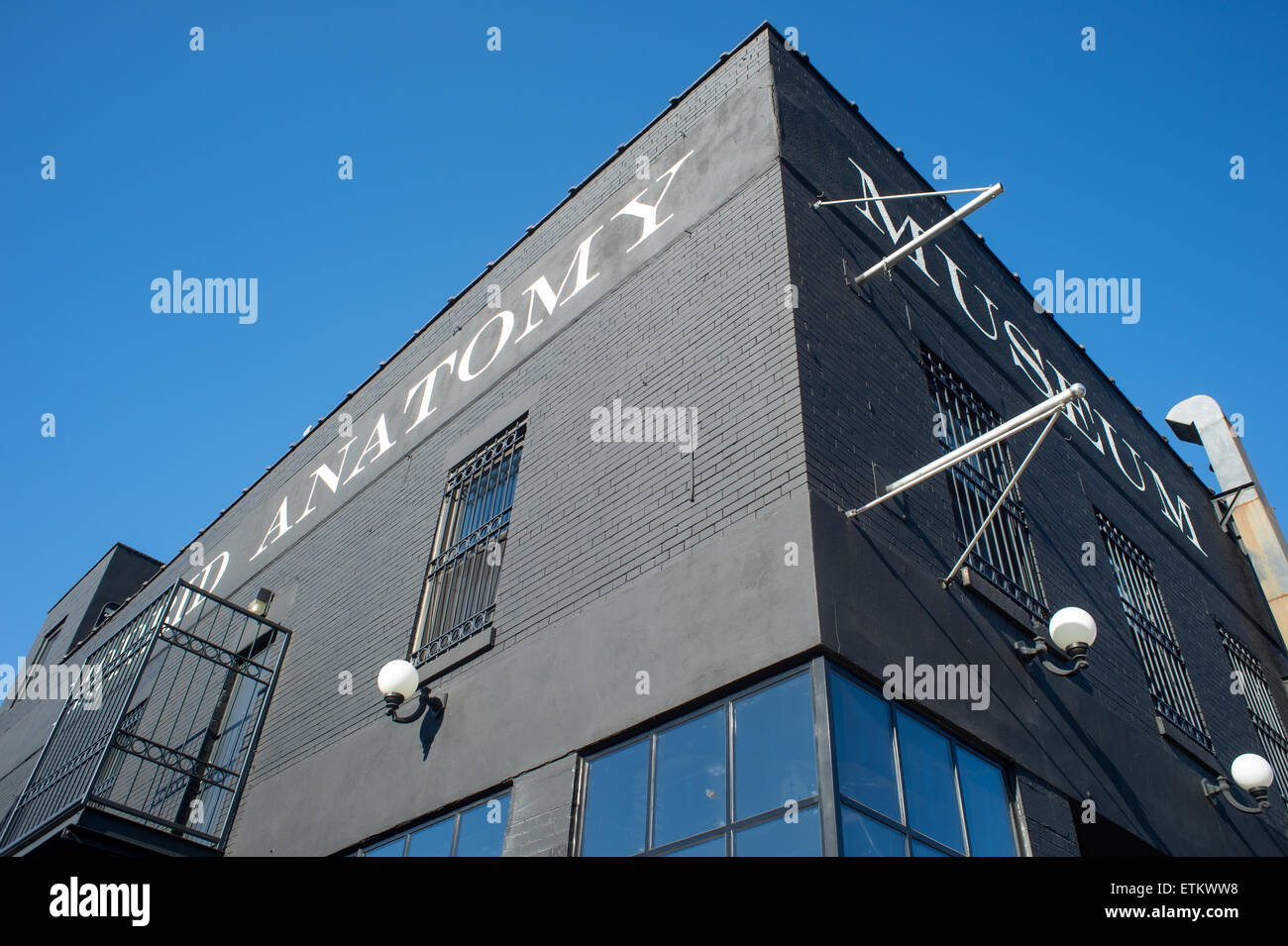 Außenansicht des krankhaften Anatomie-Museums in Brooklyn, New York, USA Stockfoto