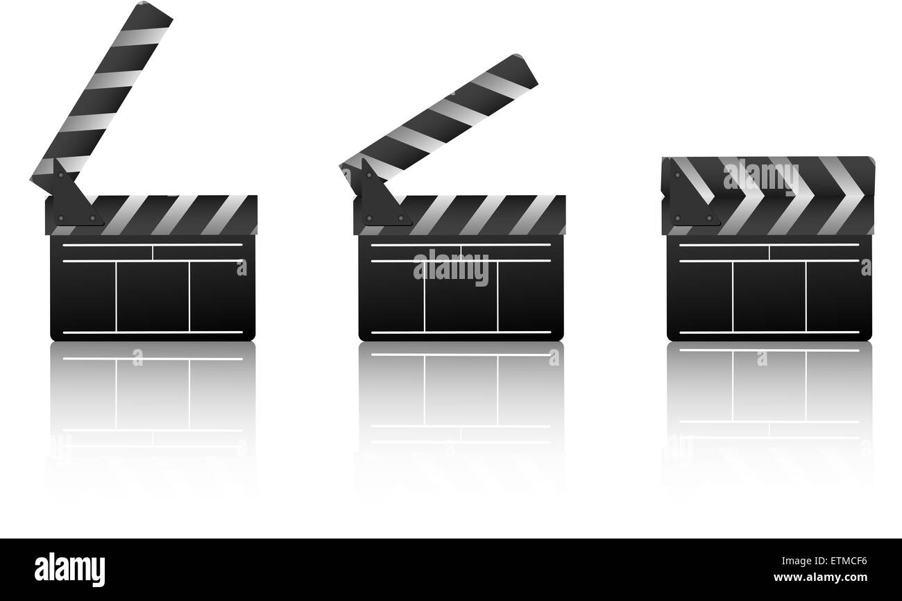 Slapstick. Hollywood und Unterhaltung, Ausstattung und tv. Vektor-illustration Stockfoto