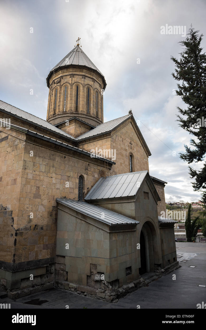 Georgischen orthodoxen Sioni-Kathedrale der Dormitio am historischen Sionis Kucha (Sioni Street) in Tiflis, der Hauptstadt Georgiens Stockfoto