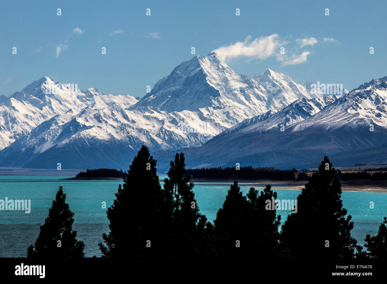 Gebirge, Neuseeland Stockfoto