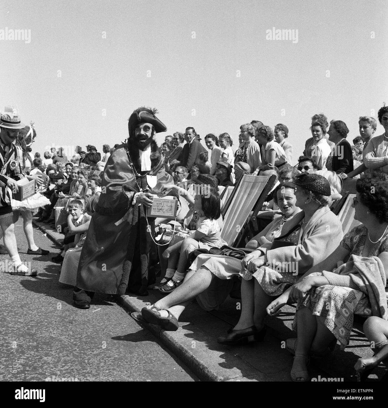 Hastings Karneval, Sussex. 11. Juli 1956. Stockfoto