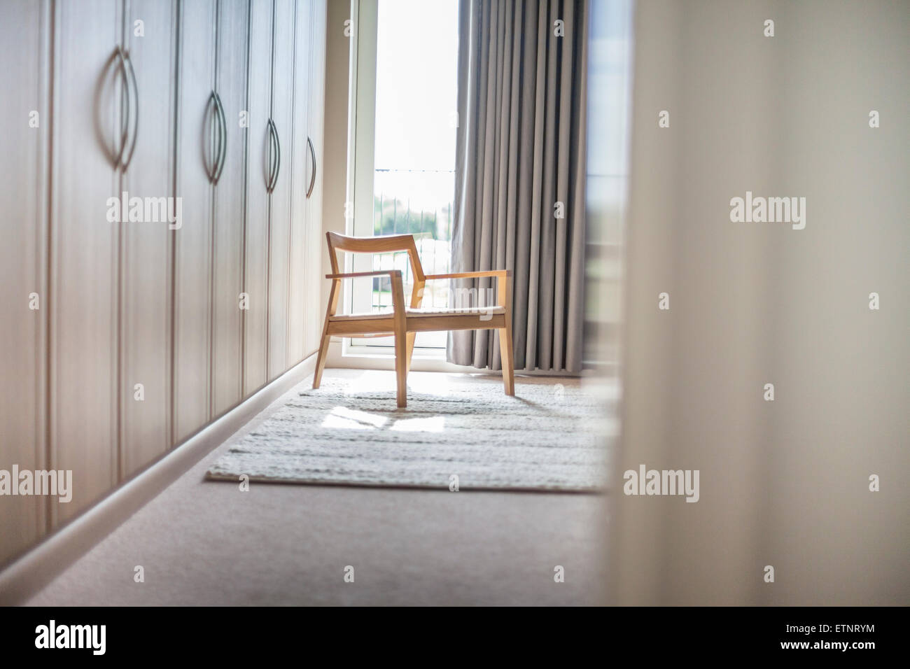 Vintage gestreiften Sofa. Stockfoto