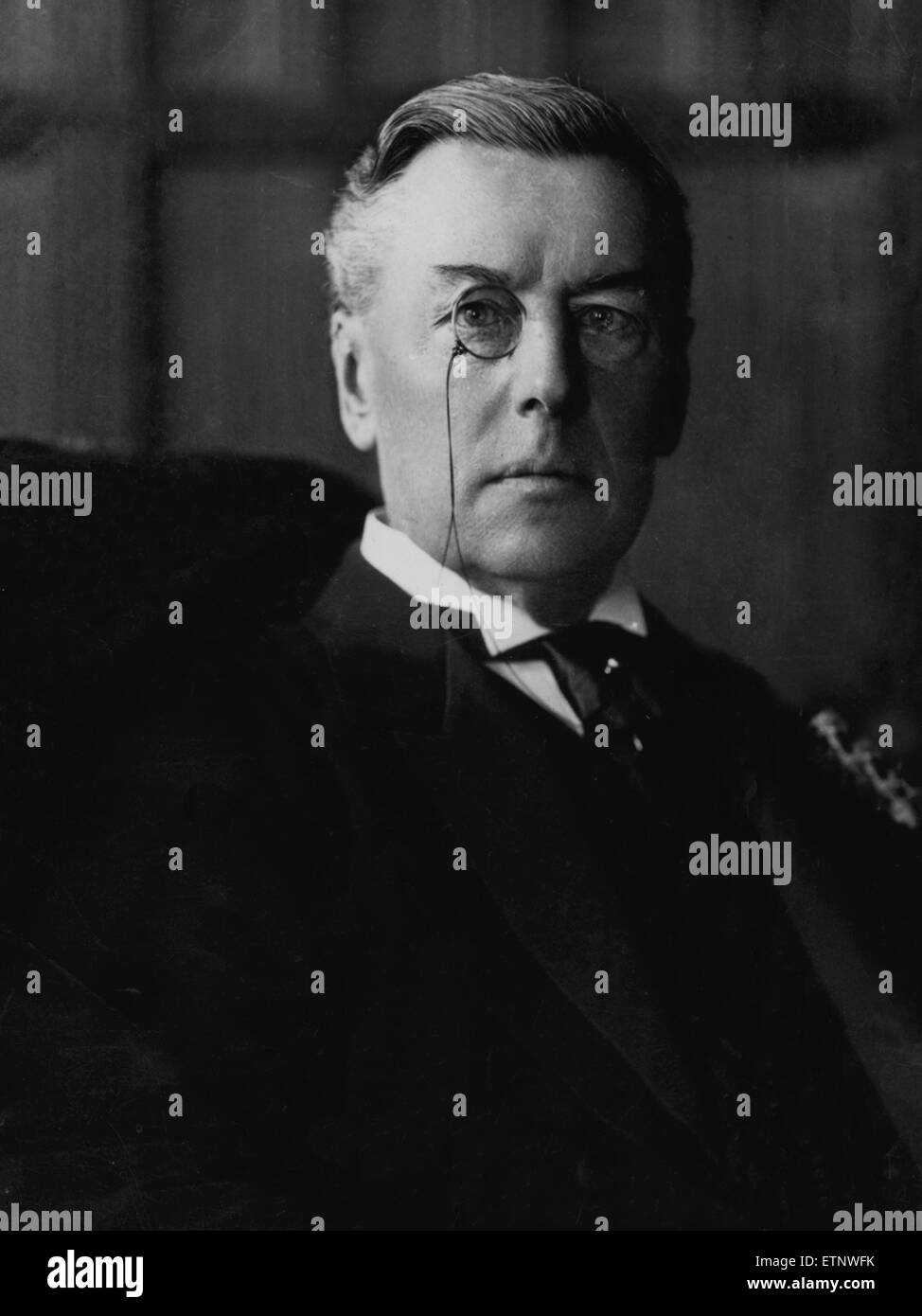 Rt Hon. Joseph Chamberlain ehemaliger Staatssekretär für die Kolonien um 1910 Stockfoto