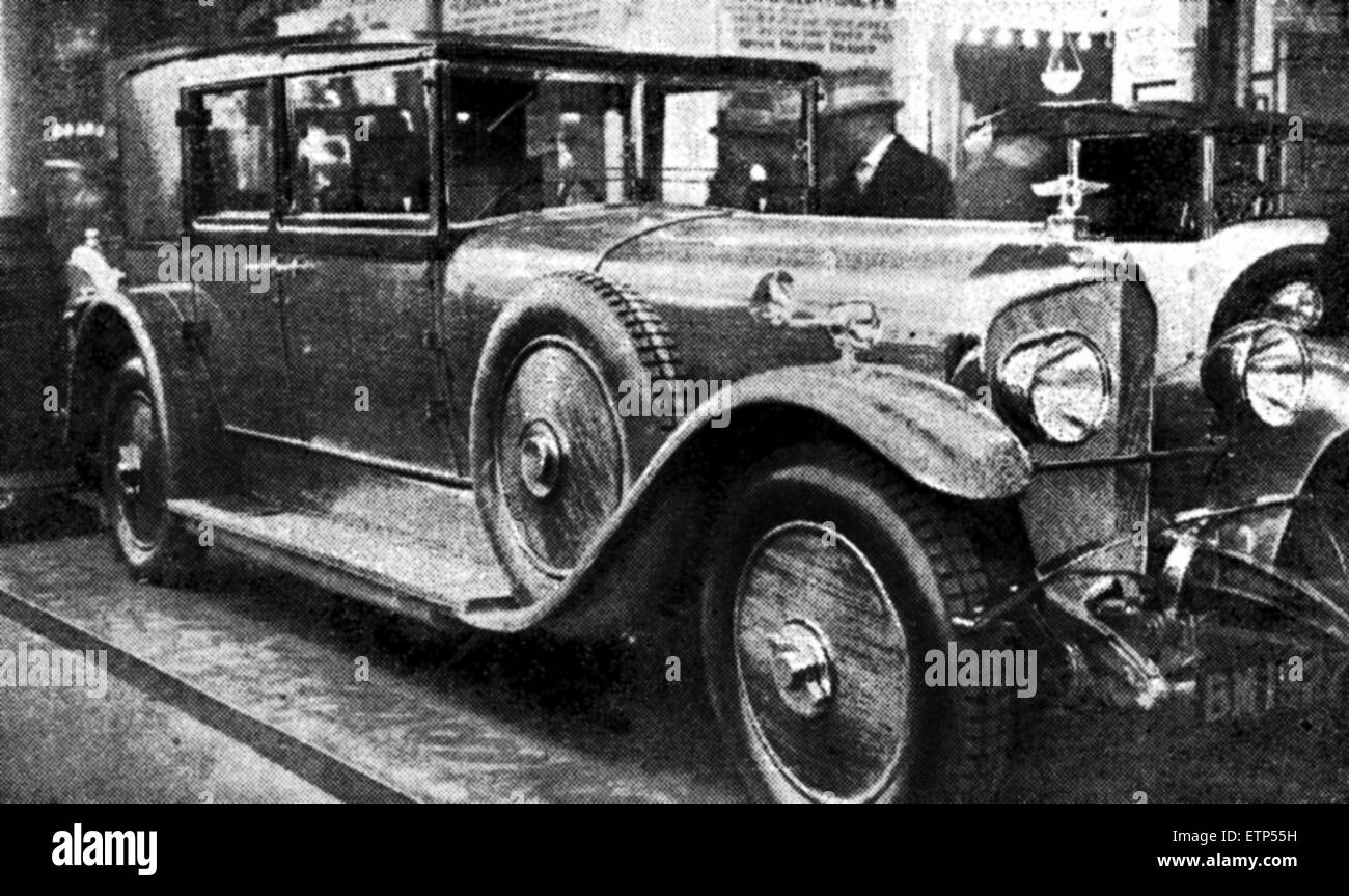 Die sechs Zylinder-Bentley, kostet ¿2, 600 und in der Lage, der Umwandlung in ein Coupé de Ville. Im Bild auf der Olympia Motor Show, London, 21. Oktober 1926. Stockfoto