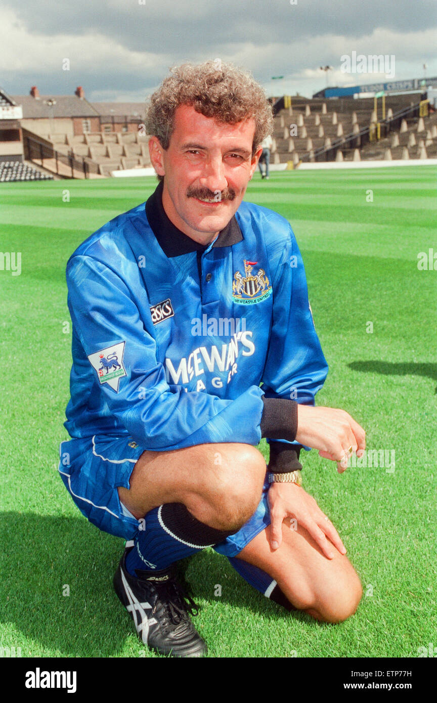 Newcastle United 1993, Vorsaison Phtoto-Call, St James Park, Newcastle, 30. Juli 1993. Terry McDermott, Co-Trainer Stockfoto