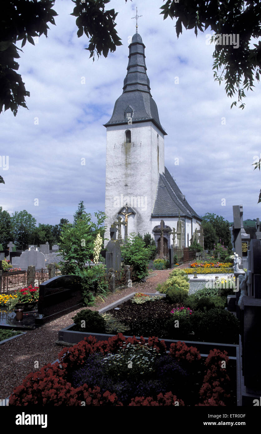 BEL, Belgien, Eastbelgium, Weweler, St. Hubertus-Kapelle.  BEL, Belgien, Ostbelgien, Weweler, St.-Hubertus-Kapelle. Stockfoto
