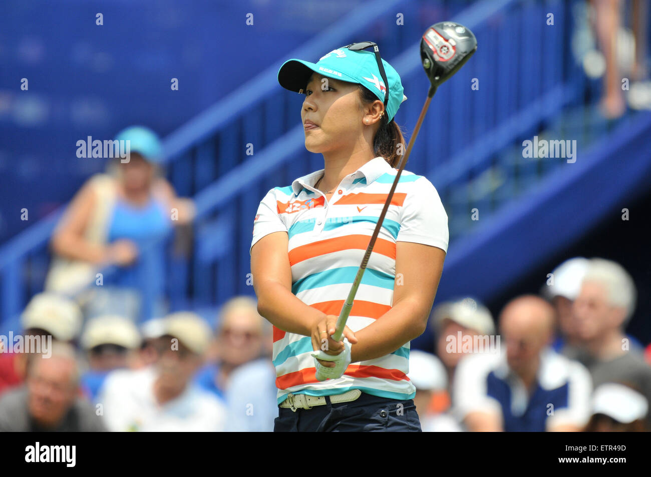 Lydia Ko in Aktion während der KPMG Frauen PGA Championship im Westchester Country Club in Harrison, New York. Gregory Vasil/Cal-Sport-Medien Stockfoto