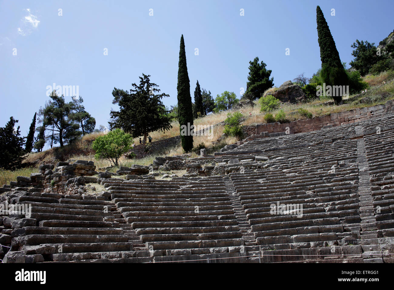 Europa, Griechenland, Delphi, Apollo Stockfoto