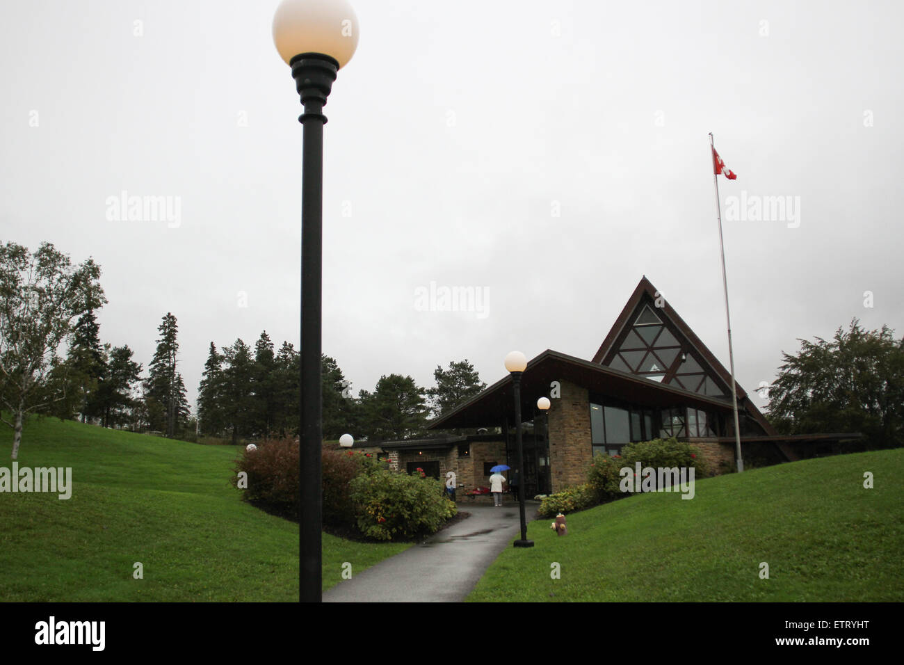 Das Alexander Graham Bell Museum in Baddeck, Nova Scotia Stockfoto