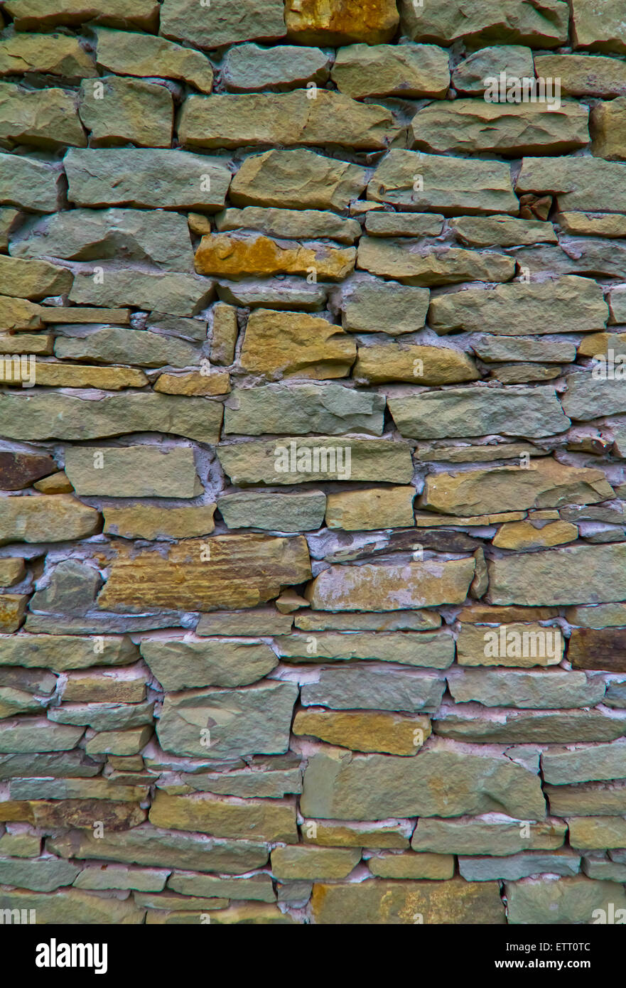 Steinmauer Stockfoto