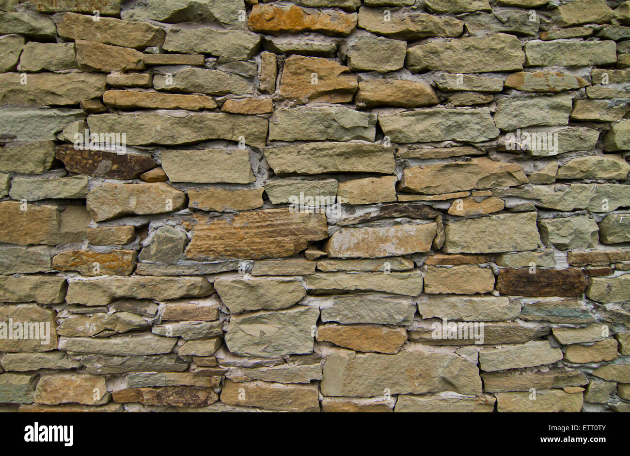 Steinmauer Stockfoto