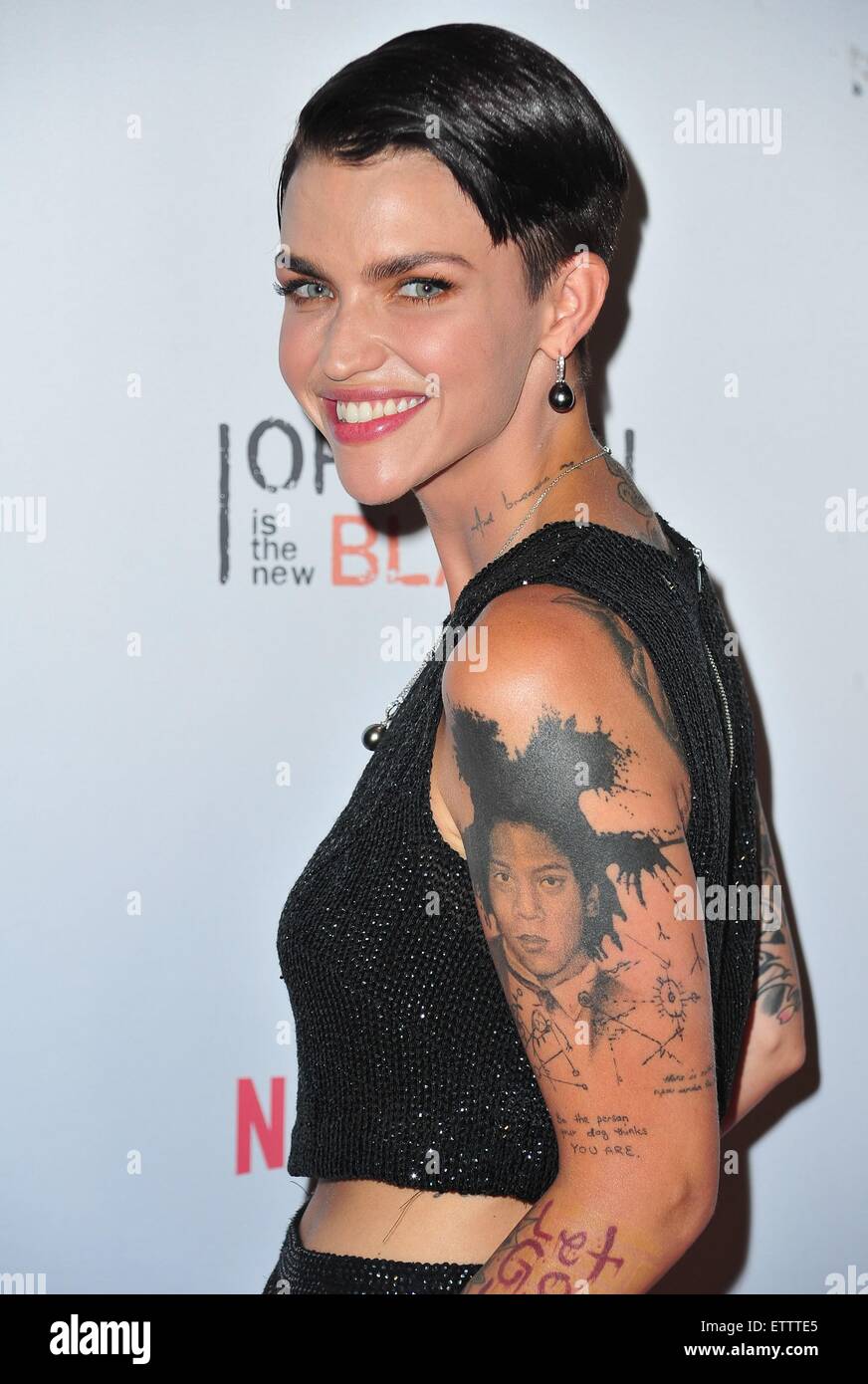 Ruby Rose im Ankunftsbereich für Netflix feiert ORANGE ist das neue Schwarz mit ORANGECON 2015, Oberlicht Clarkson Square, New York, NY 11. Juni 2015. Foto von: Gregorio T. Binuya/Everett Collection Stockfoto