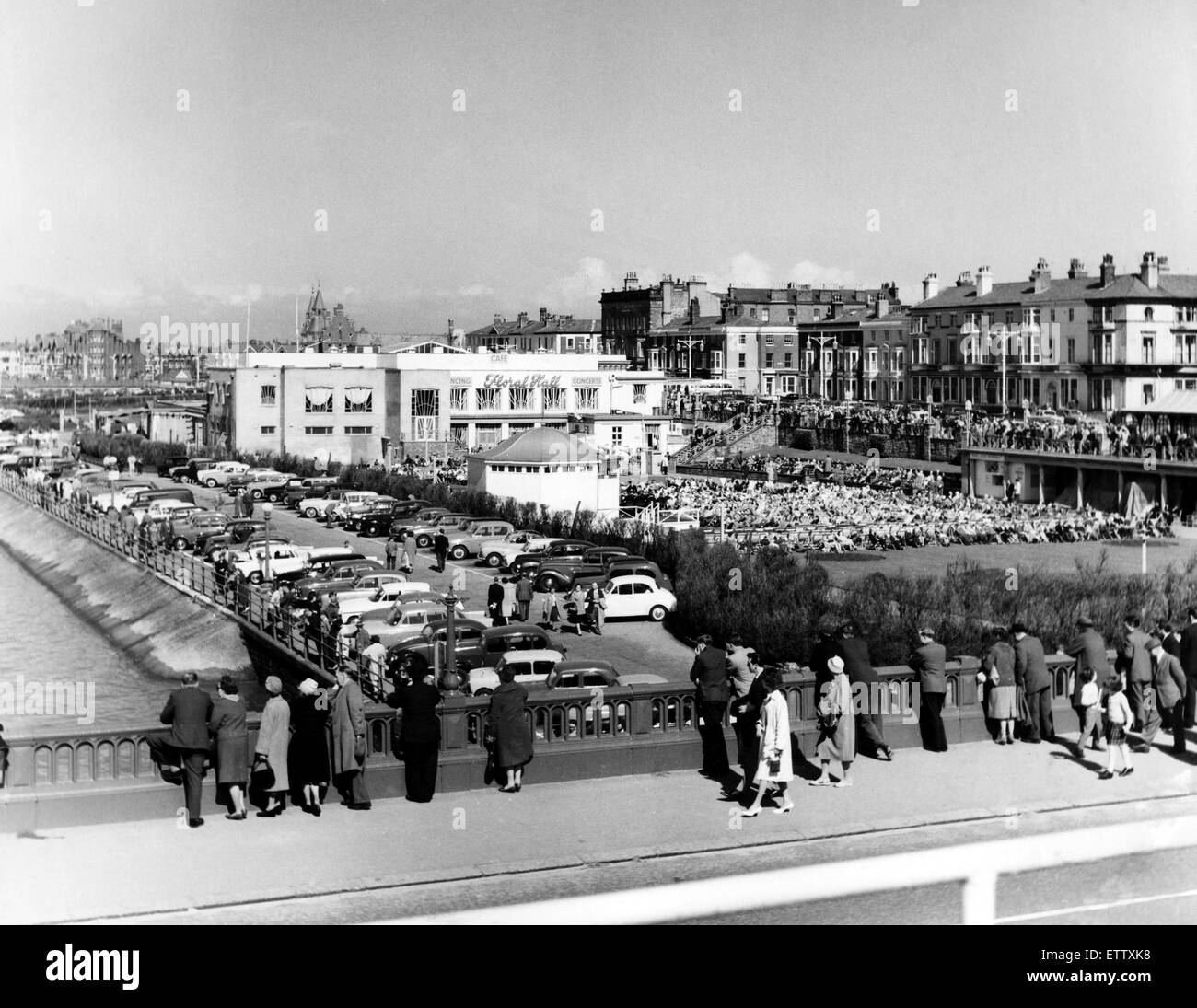 Eine Gesamtansicht der Southport, Merseyside, 24. April 1962. Stockfoto