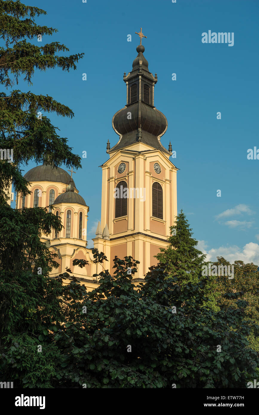 die neue nun Kirche der Geburt der Gottesgebärerin in Sarajevo Stockfoto