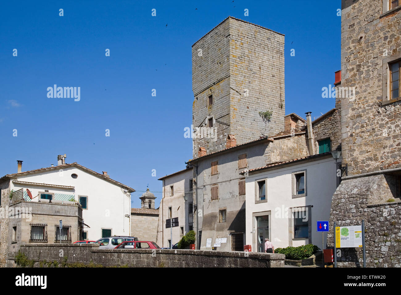 Europa, Italien, Toskana, Santa fiora Stockfoto