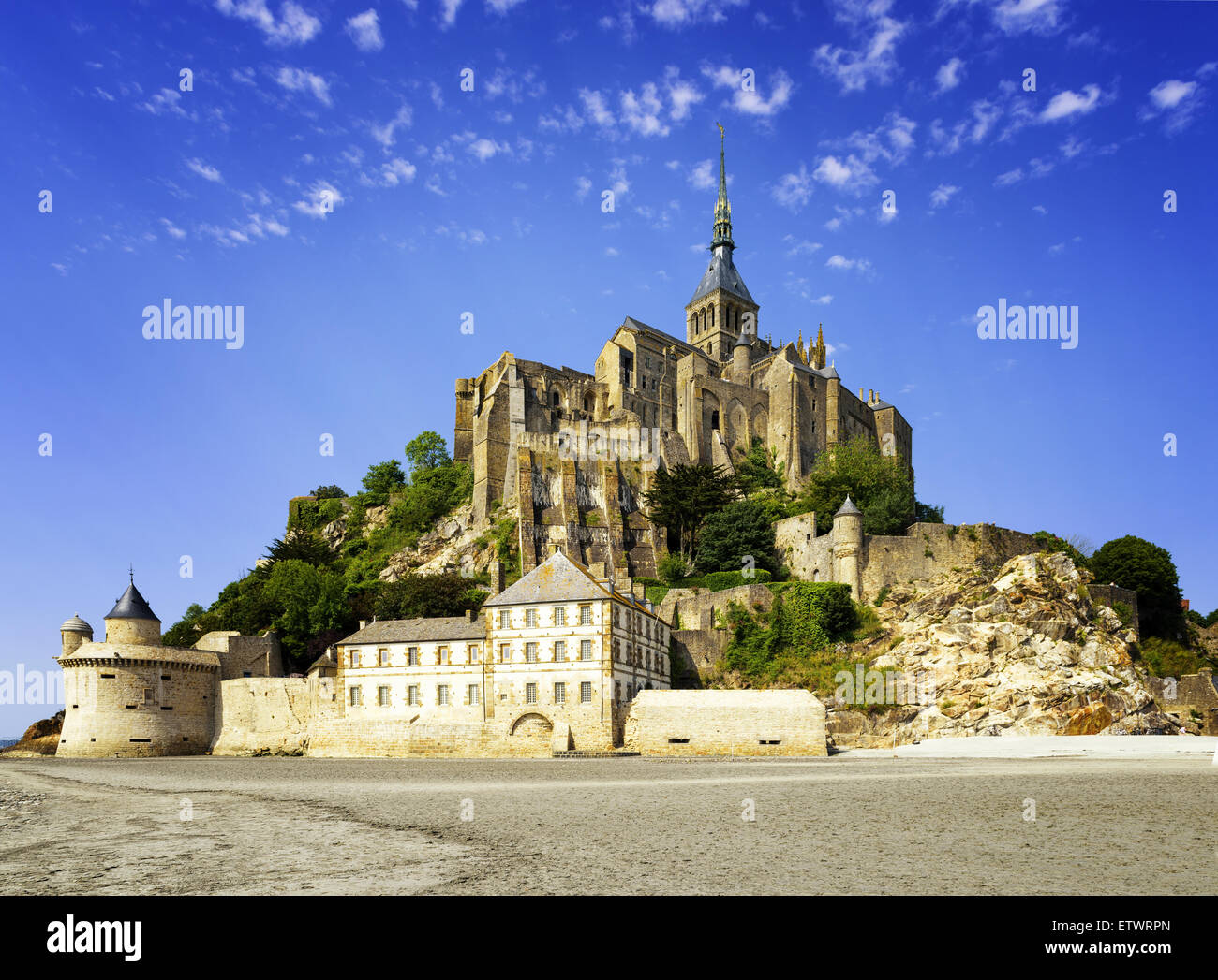 Mont Saint Michel - Normandie - Frankreich Stockfoto