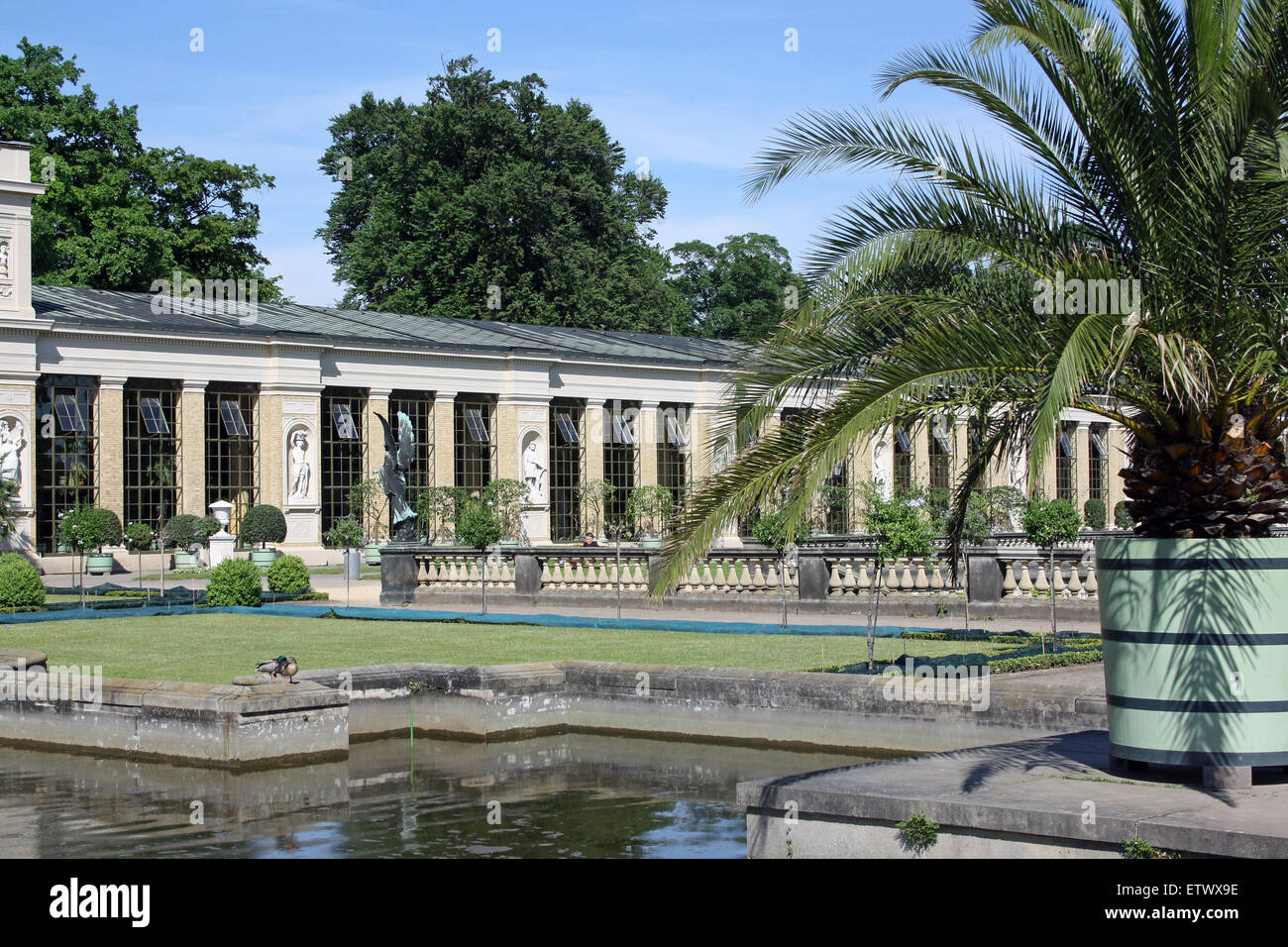 Orangerieschloss, Park Sanssouci, Potsdam-Deutschland. Stockfoto