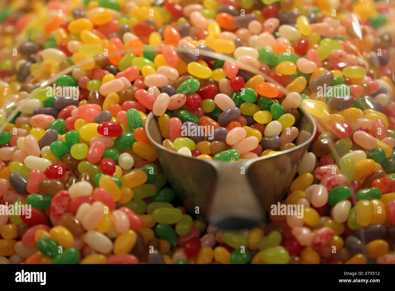 Liste, Deutschland, Gummibärchen in einem Süßwaren Stand Stockfoto