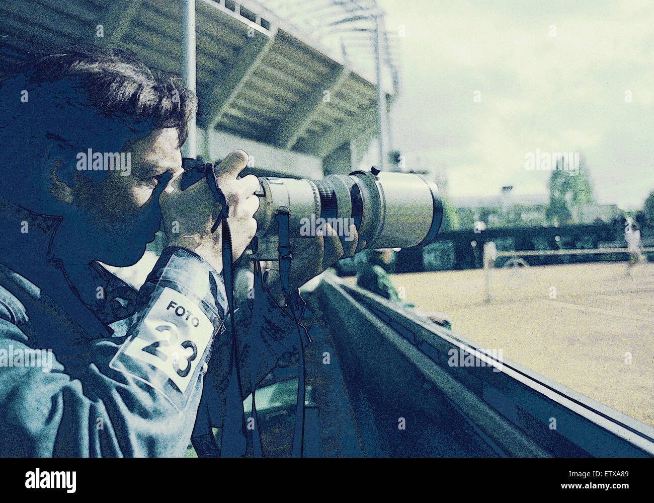 Hamburg, Deutschland, Sportfotograf, die Schläger Sport spielen Stockfoto