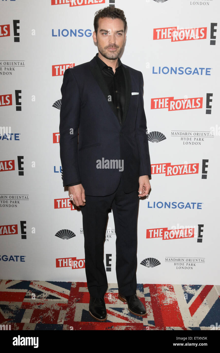 "Die Royals" UK-TV-Premiere im Mandarin Oriental Hotel, Knightsbridge, London mit: Jake Maskall Where: London, Vereinigtes Königreich bei: 24. März 2015 Stockfoto