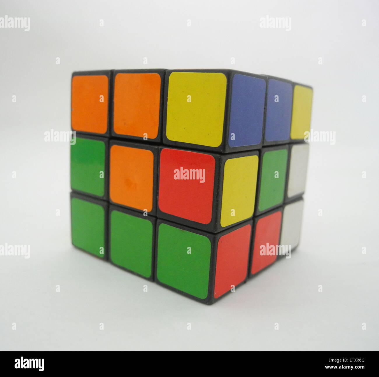 Rubiks Cube Puzzle Cube Stockfoto