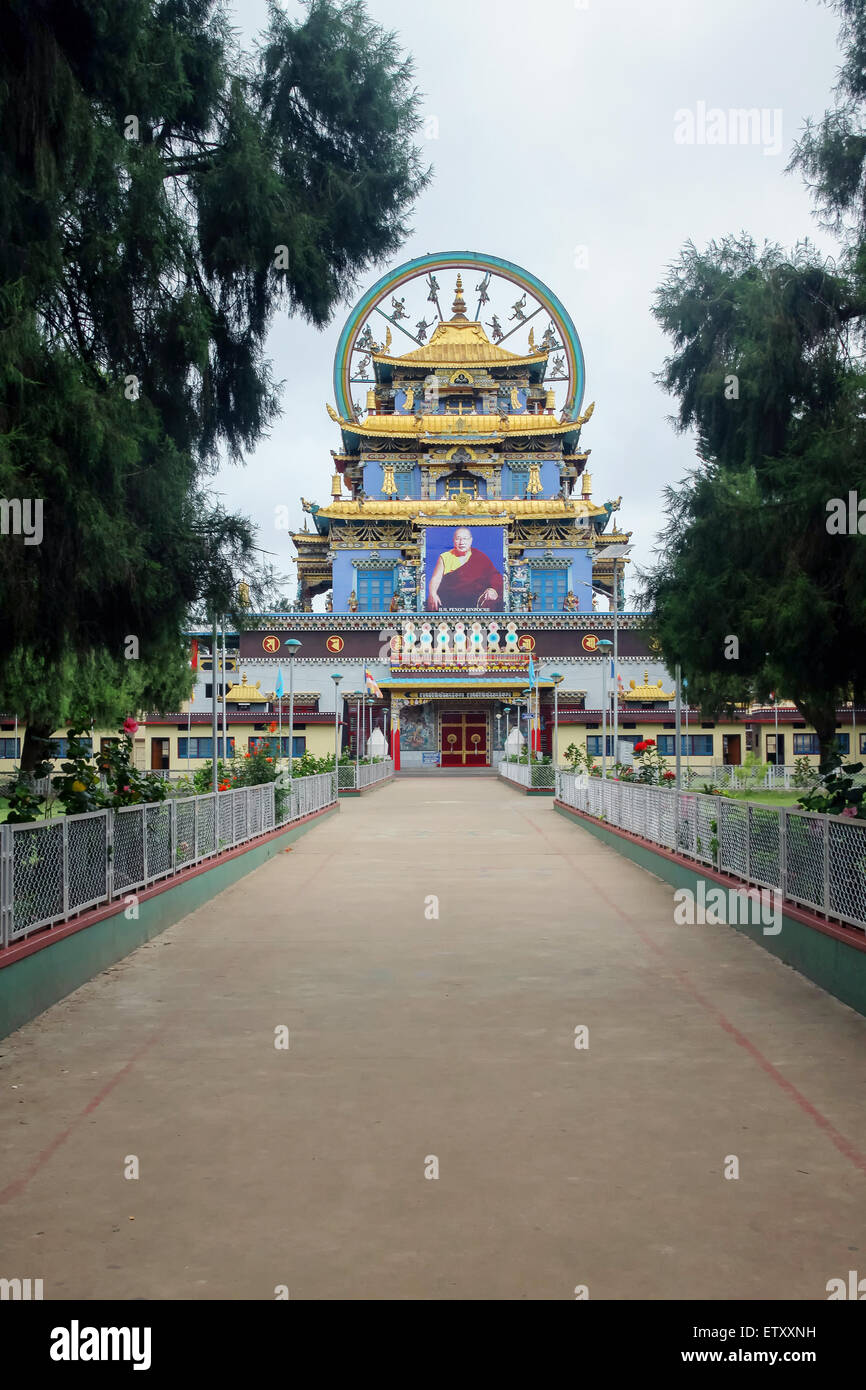 Golden Temple, Coorg, Karnataka, Indien Stockfoto