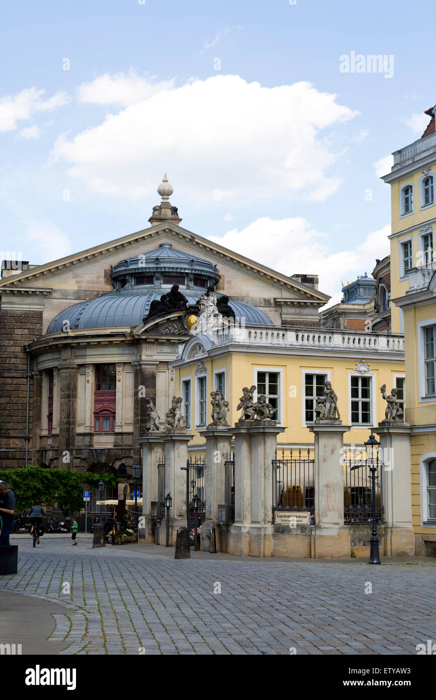 Akademie der Künste in Dresden, Sachsen, Deutschland Stockfoto