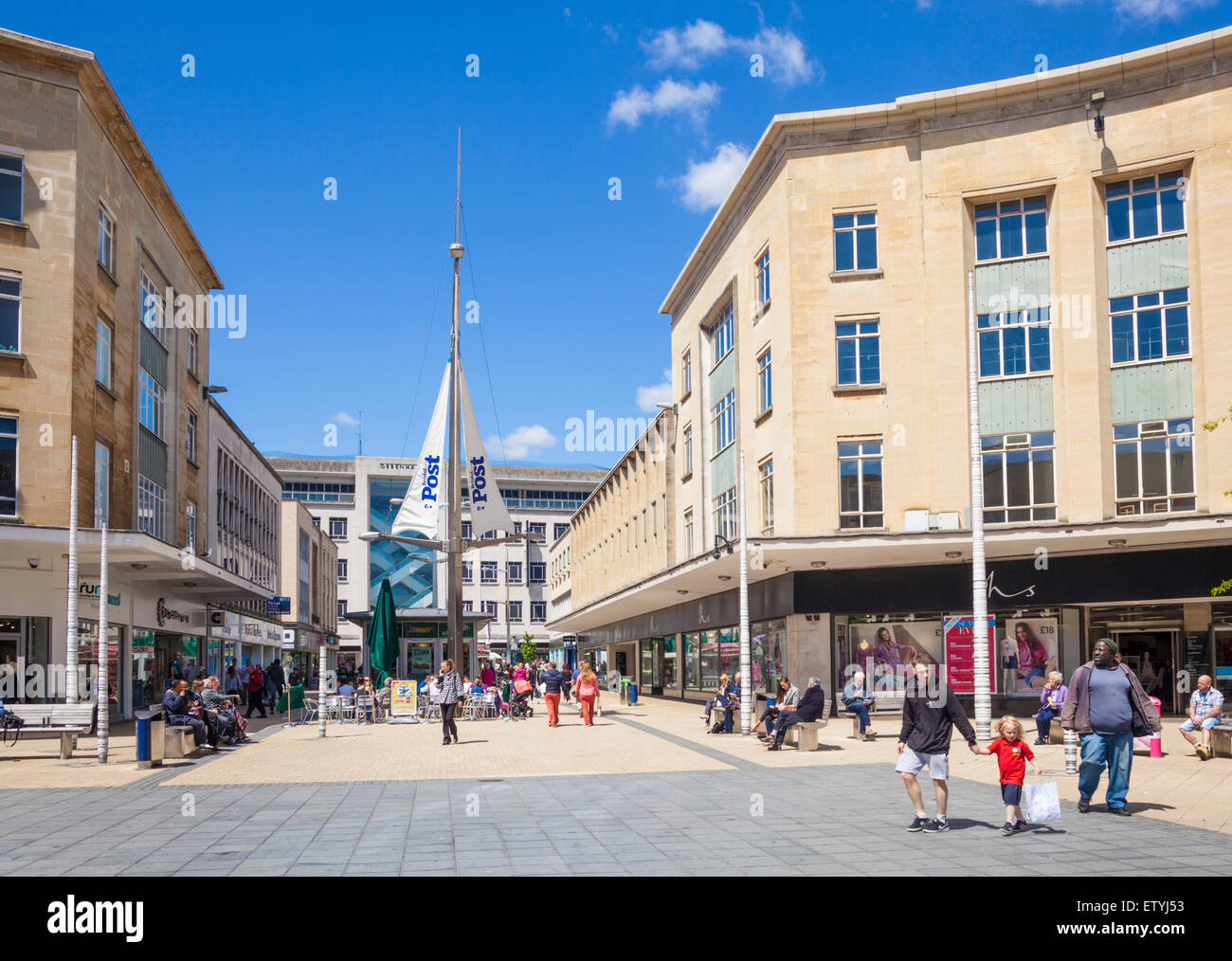 Stadtzentrum von Bristol Broadmead Einkaufszentrums Bristol Bristol Avon England UK GB EU Europa Stockfoto