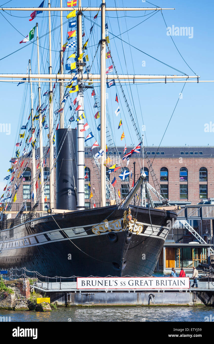 Brunels SS Great Britain Bristol Docks Bristol Avon England UK GB EU Europa Stockfoto