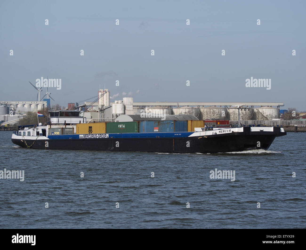 Mercur - ENI 02324787, Het Scheur, Hafen von Rotterdam, pic1 Stockfoto