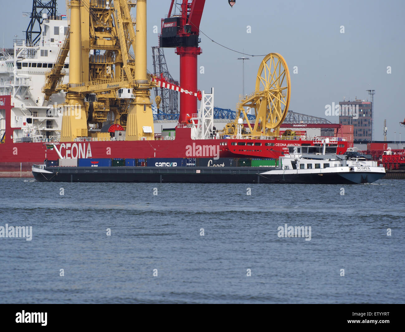 Scopus - ENI 02328649, Het Scheur, Hafen von Rotterdam Stockfoto
