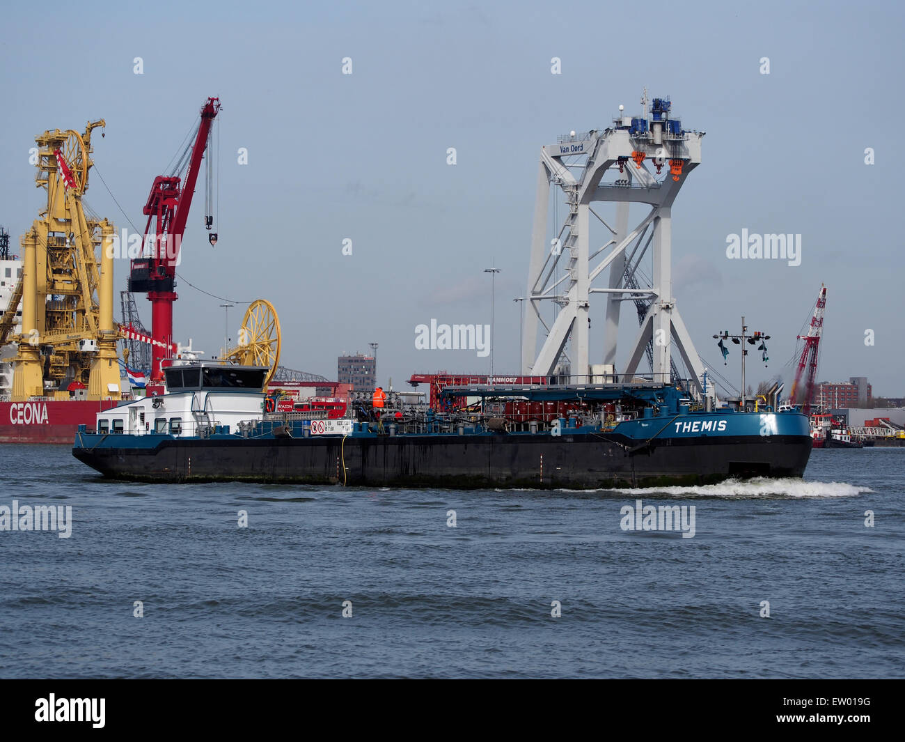 Themis - ENI 02335255, Het Scheur, Hafen von Rotterdam, pic2 Stockfoto