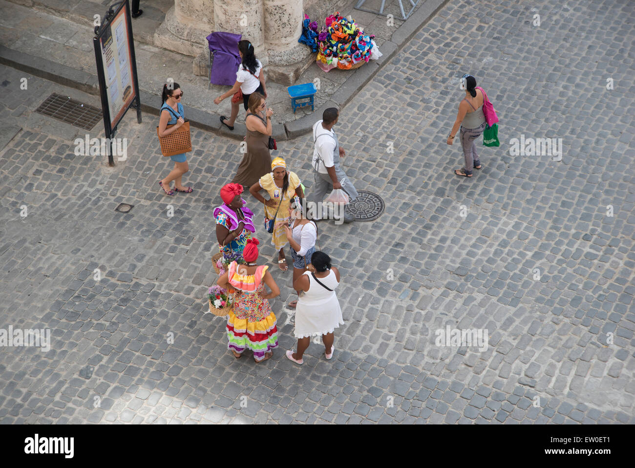 Der Cathedral Square von Havanna Stockfoto