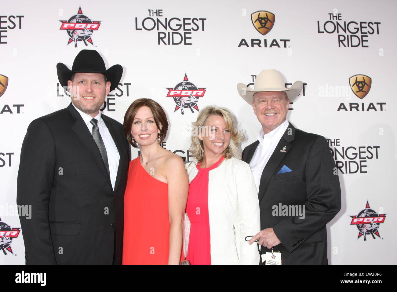 Die längste Fahrt Premiere D: Sean Gleason, Jim Haworth wo: Los Angeles, California, Vereinigte Staaten von Amerika bei: 7. April 2015 Stockfoto