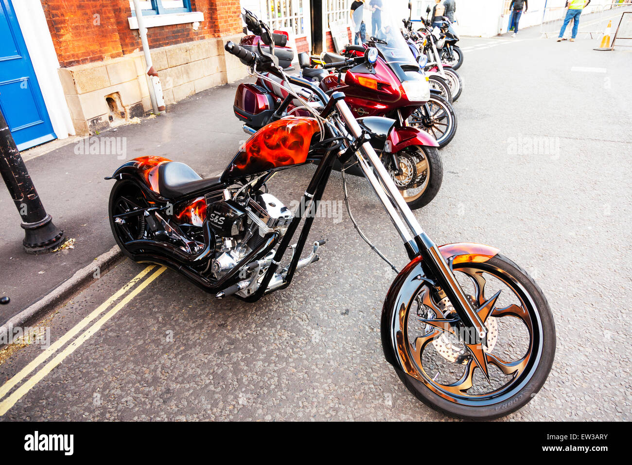 Chopper Fahrräder Stockfotos und -bilder Kaufen - Alamy