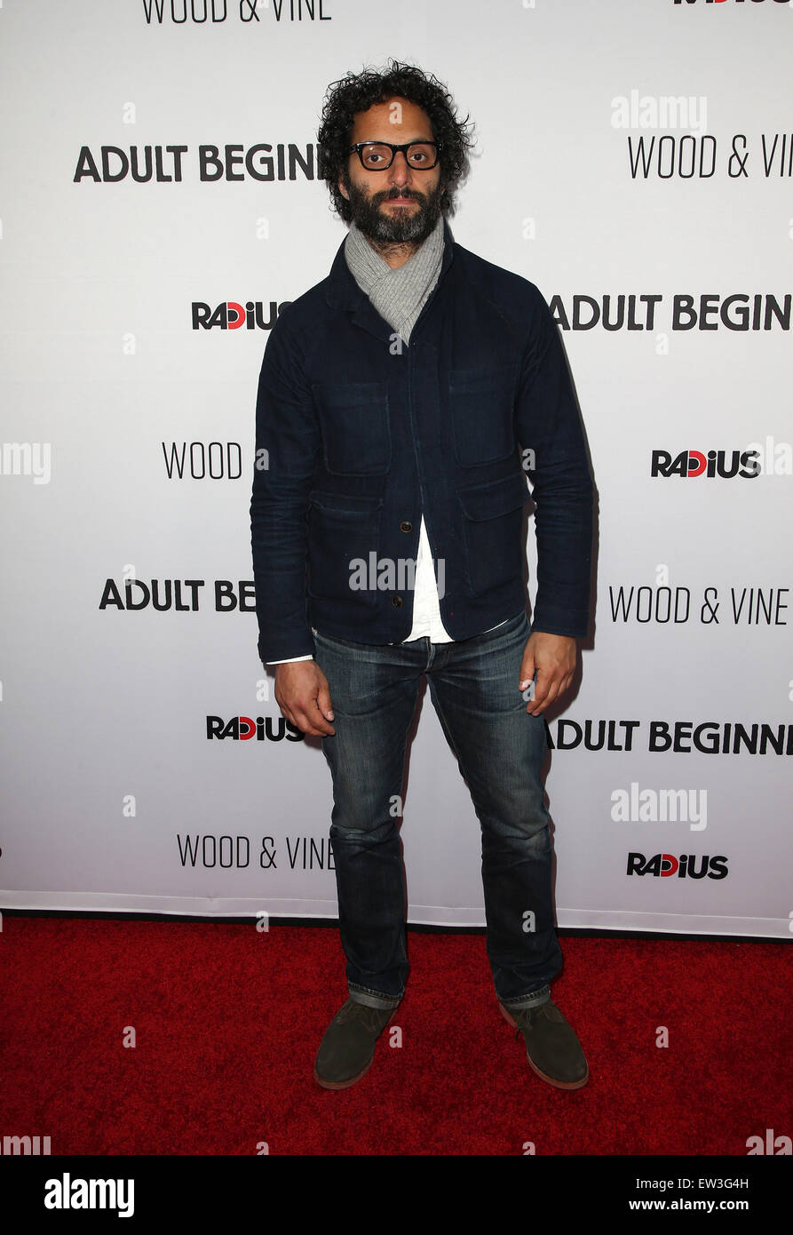 Los Angeles Premiere von "Erwachsene Anfänger" bei den ArcLight Hollywood Featuring: Jason Mantzoukas Where: Hollywood, Kalifornien, USA bei: 15. April 2015 Stockfoto