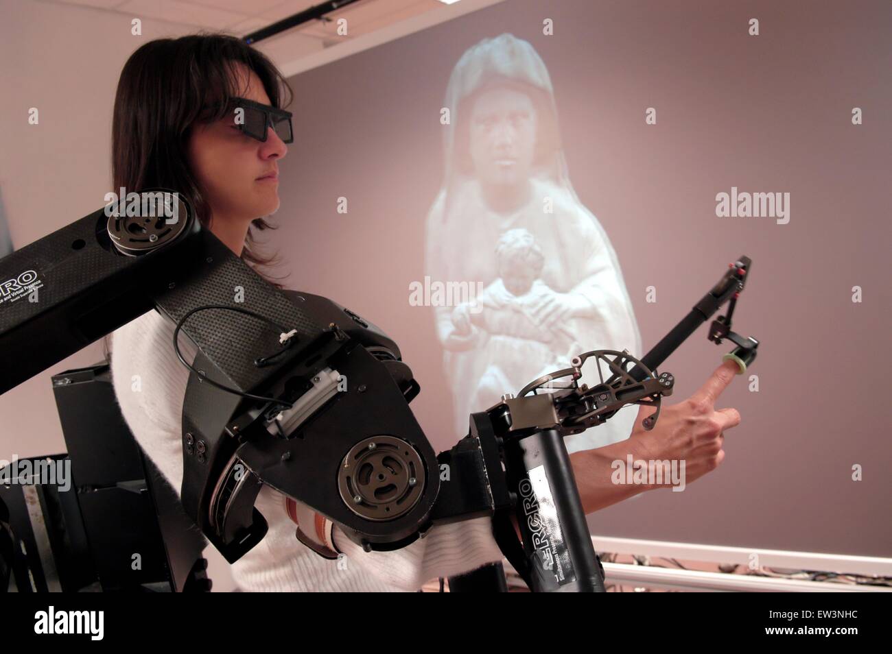 Erweiterte Schule St.Anna von Pisa (Italien), Labor PERCRO Forschung auf der virtuellen Realität Stockfoto