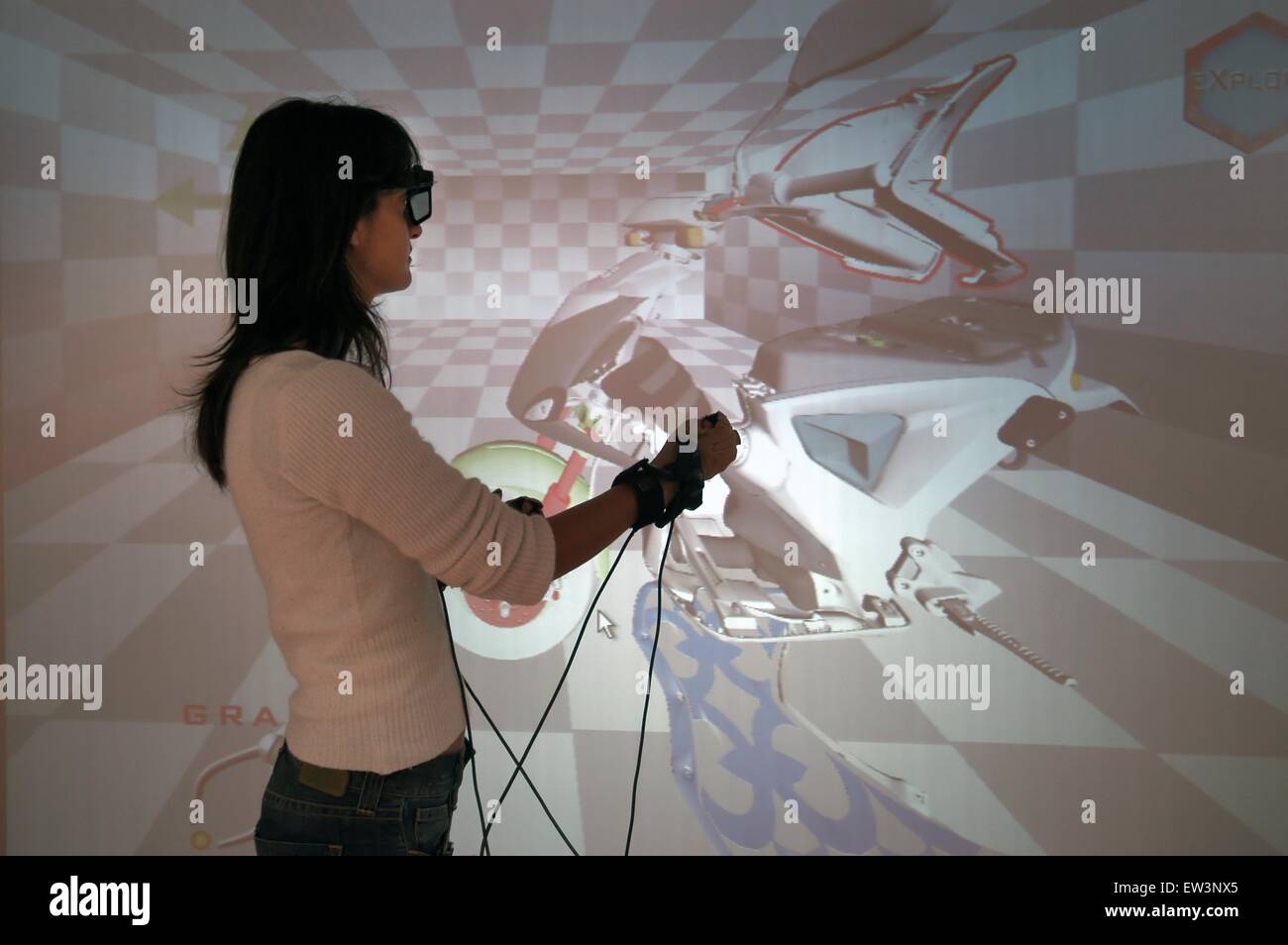 Erweiterte Schule St.Anna von Pisa (Italien), Labor PERCRO Forschung auf der virtuellen Realität Stockfoto