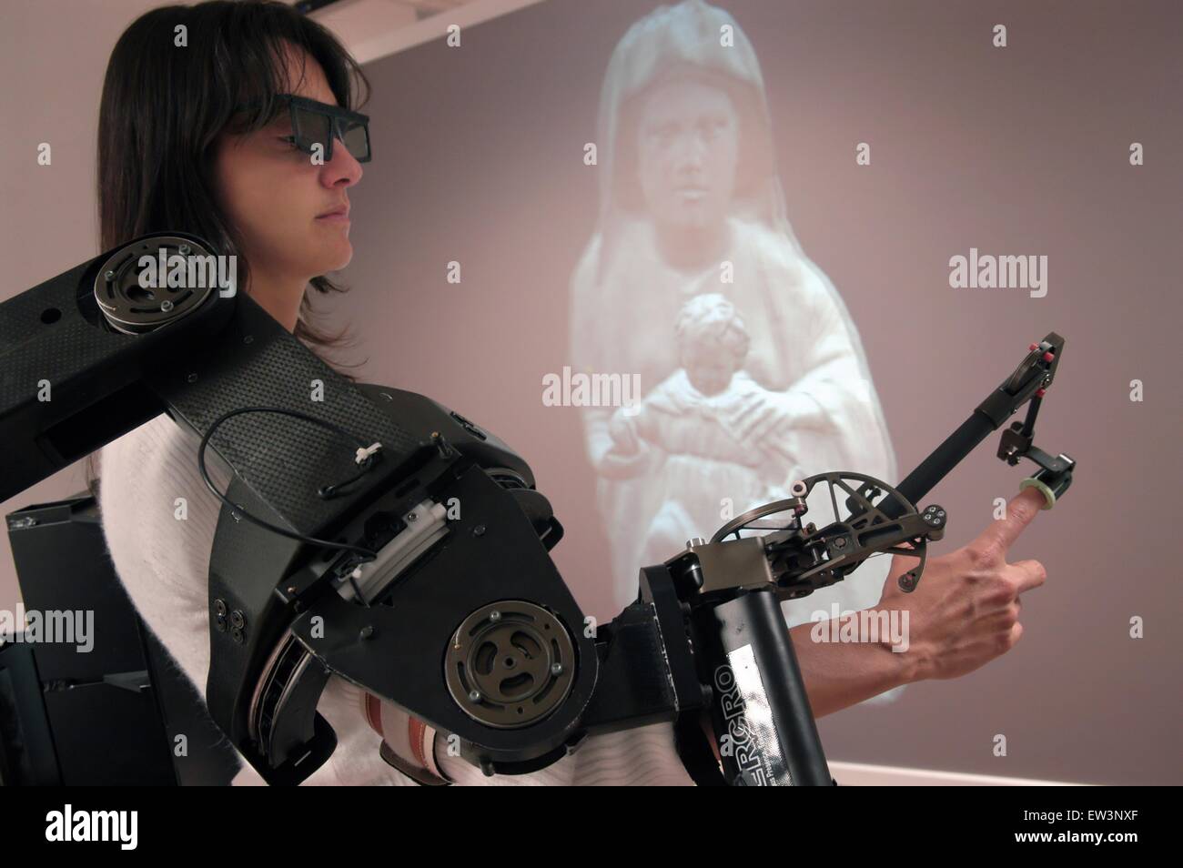 Erweiterte Schule St.Anna von Pisa (Italien), Labor PERCRO Forschung auf der virtuellen Realität Stockfoto