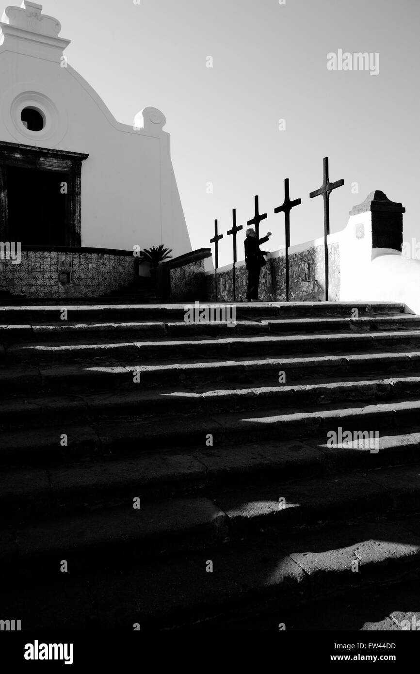 Ischia (Neapel) - Forio, Soccorso Kirche Stockfoto