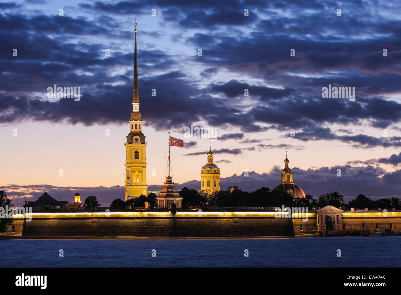 Peter und Paul Kathedrale, Sankt Petersburg, Russland Stockfoto